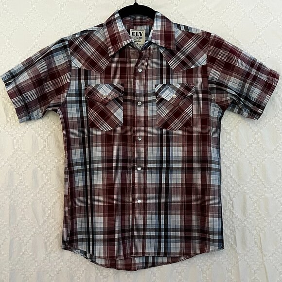 ELY Cattleman Youth Boys Button-Up - Picture 1 of 2